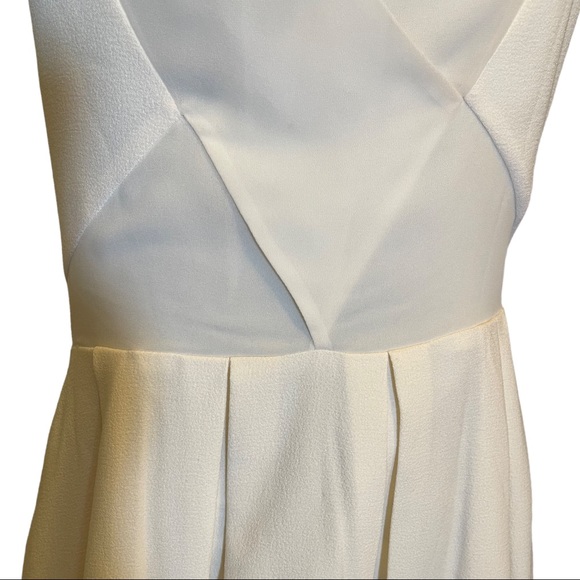 American Eagle, off-white dress w/asymmetrical, 16 - Picture 6 of 8